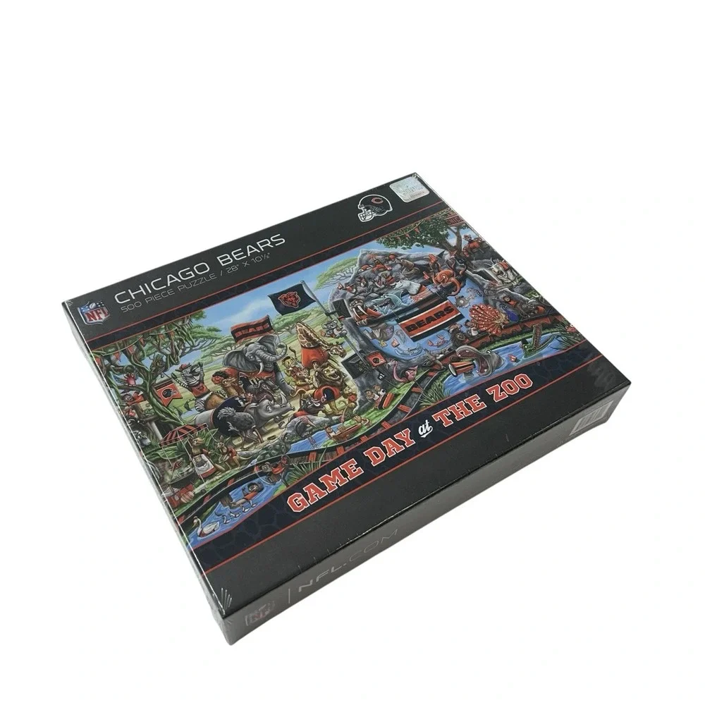 NEW Chicago Bears Jigsaw Puzzle 500 Piece Search Find‎ Game Day at The Zoo